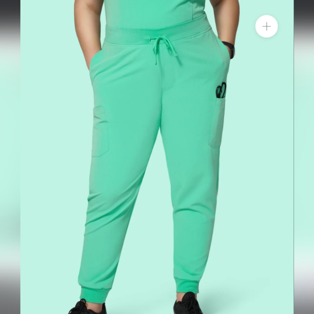 Mandala Scrubs Surgical Green 9-pocket Jogger Pants XL